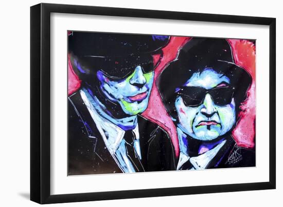 Blues Bros 001-Rock Demarco-Framed Giclee Print