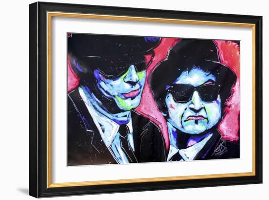 Blues Bros 001-Rock Demarco-Framed Giclee Print