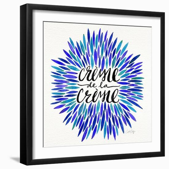 Blues-CremeDeLaCreme-artprint-Cat Coquillette-Framed Giclee Print