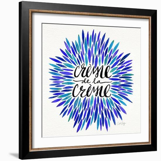 Blues-CremeDeLaCreme-artprint-Cat Coquillette-Framed Giclee Print