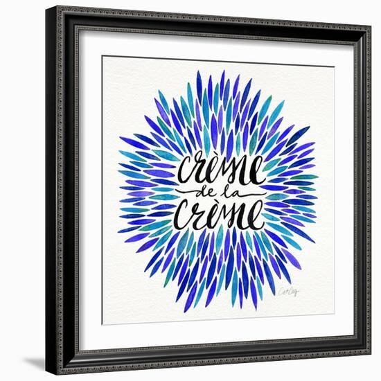 Blues-CremeDeLaCreme-artprint-Cat Coquillette-Framed Giclee Print