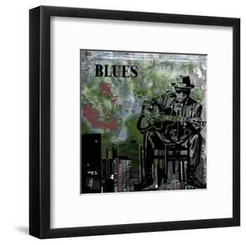 Blues II-Jean-François Dupuis-Framed Art Print