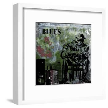 Blues II-Jean-François Dupuis-Framed Art Print