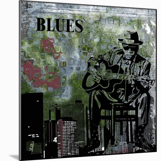 Blues II-Jean-François Dupuis-Mounted Art Print