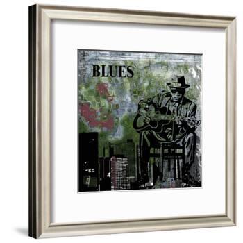 Blues II-Jean-François Dupuis-Framed Art Print