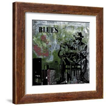 Blues II-Jean-François Dupuis-Framed Art Print