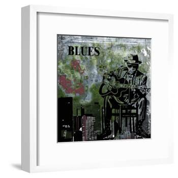 Blues II-Jean-François Dupuis-Framed Art Print