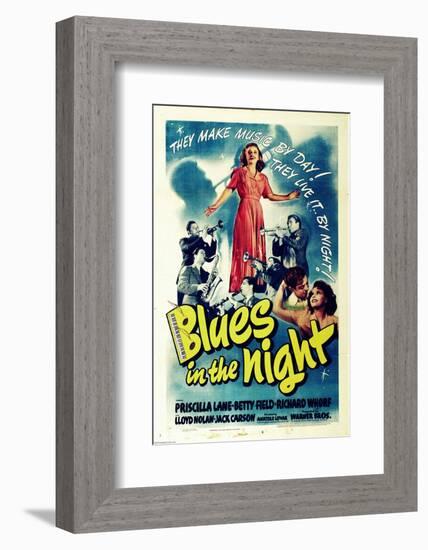 Blues in the Night, Jack Carson, Priscilla Lane, Peter Whitney, 1941-null-Framed Photo