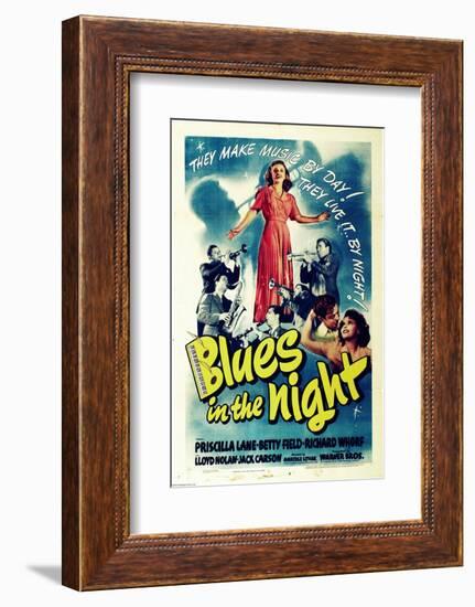 Blues in the Night, Jack Carson, Priscilla Lane, Peter Whitney, 1941-null-Framed Photo