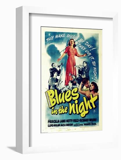 Blues in the Night, Jack Carson, Priscilla Lane, Peter Whitney, 1941-null-Framed Photo