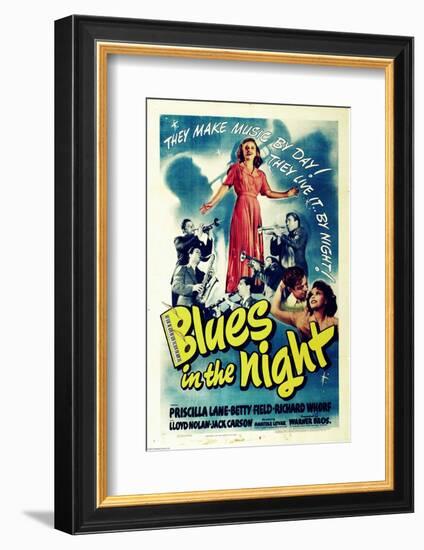 Blues in the Night, Jack Carson, Priscilla Lane, Peter Whitney, 1941-null-Framed Photo