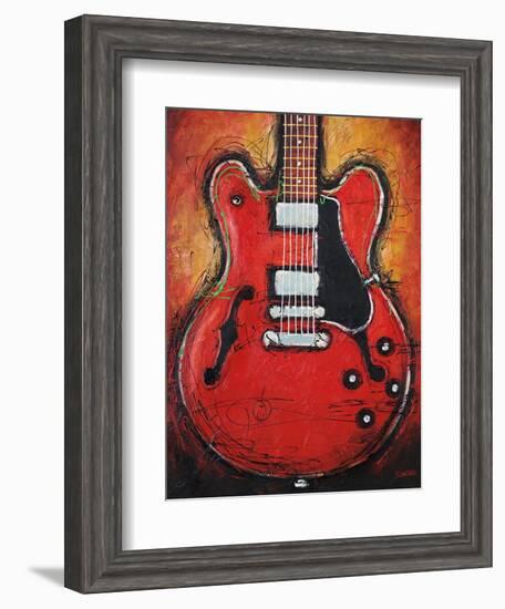 Blues King-Bruce Langton-Framed Art Print