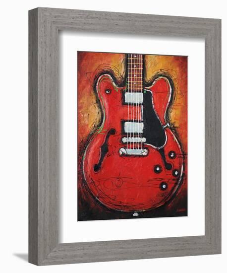 Blues King-Bruce Langton-Framed Art Print