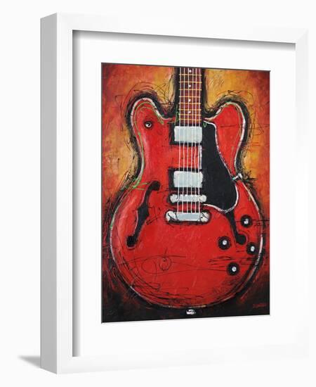 Blues King-Bruce Langton-Framed Art Print