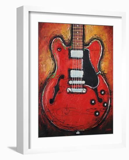 Blues King-Bruce Langton-Framed Art Print