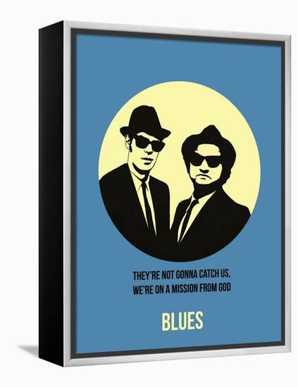 Blues Poster 2-Anna Malkin-Framed Stretched Canvas