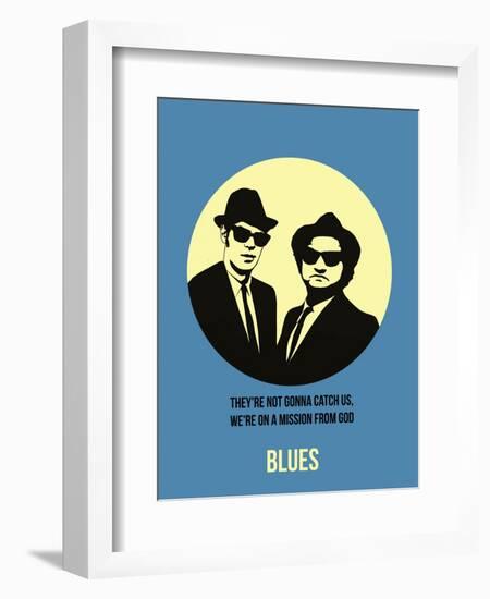 Blues Poster 2-Anna Malkin-Framed Premium Giclee Print