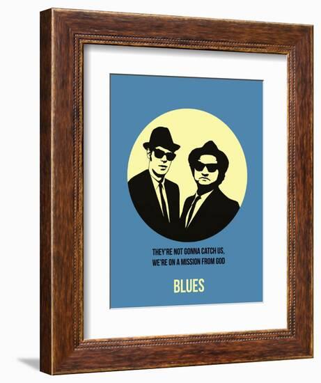 Blues Poster 2-Anna Malkin-Framed Art Print