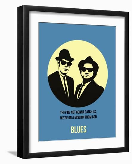 Blues Poster 2-Anna Malkin-Framed Premium Giclee Print