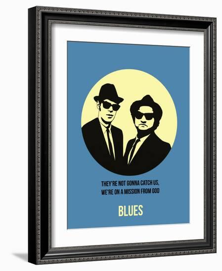 Blues Poster 2-Anna Malkin-Framed Premium Giclee Print