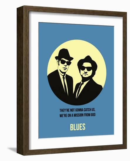 Blues Poster 2-Anna Malkin-Framed Art Print