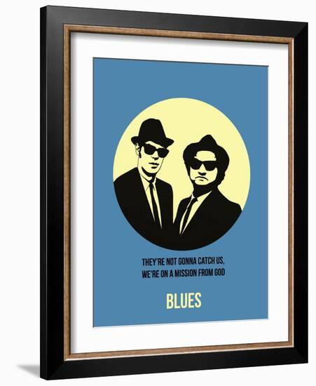 Blues Poster 2-Anna Malkin-Framed Art Print