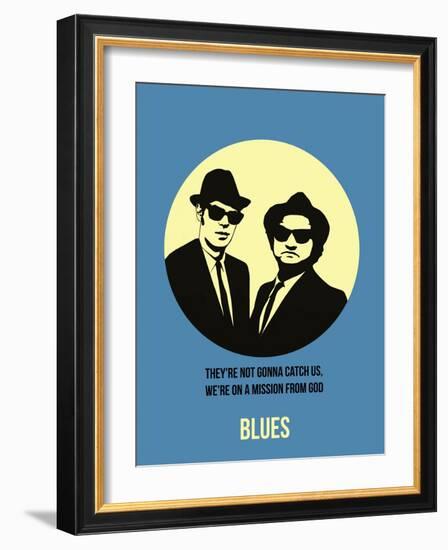 Blues Poster 2-Anna Malkin-Framed Art Print