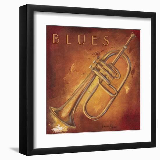 Blues-Hakimipour-ritter-Framed Art Print