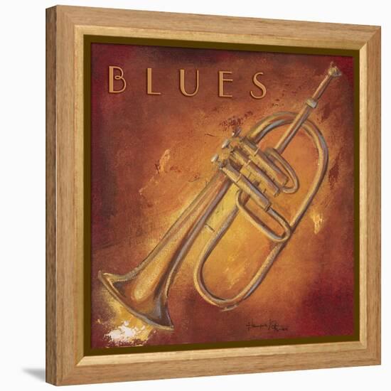 Blues-Hakimipour-ritter-Framed Stretched Canvas