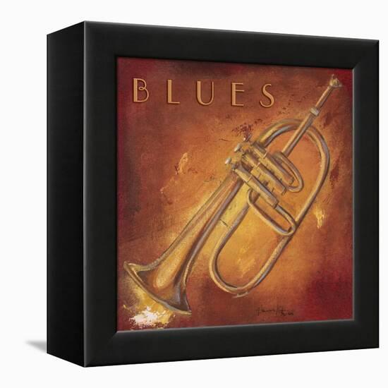 Blues-Hakimipour-ritter-Framed Stretched Canvas