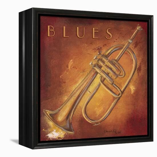 Blues-Hakimipour-ritter-Framed Stretched Canvas