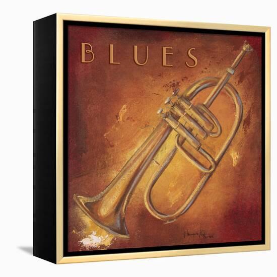 Blues-Hakimipour-ritter-Framed Stretched Canvas