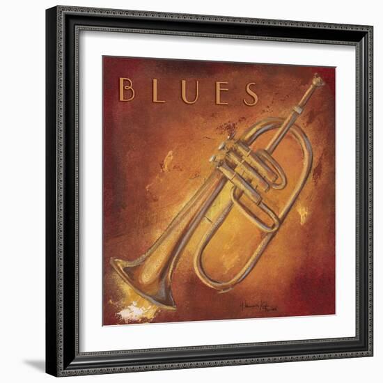 Blues-Hakimipour-ritter-Framed Art Print