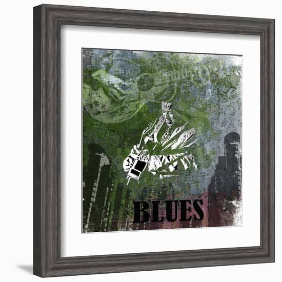 Blues-Jean-François Dupuis-Framed Art Print