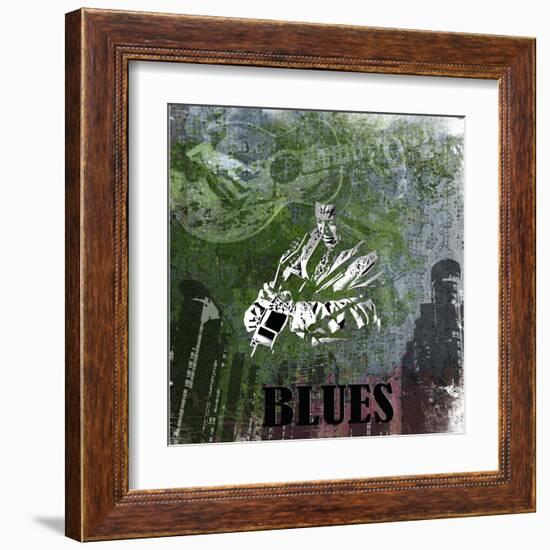 Blues-Jean-François Dupuis-Framed Art Print