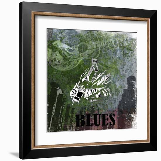 Blues-Jean-François Dupuis-Framed Art Print