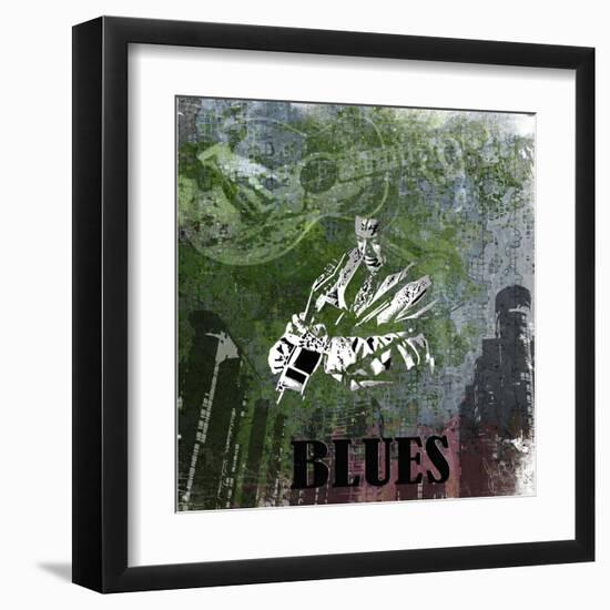 Blues-Jean-François Dupuis-Framed Art Print