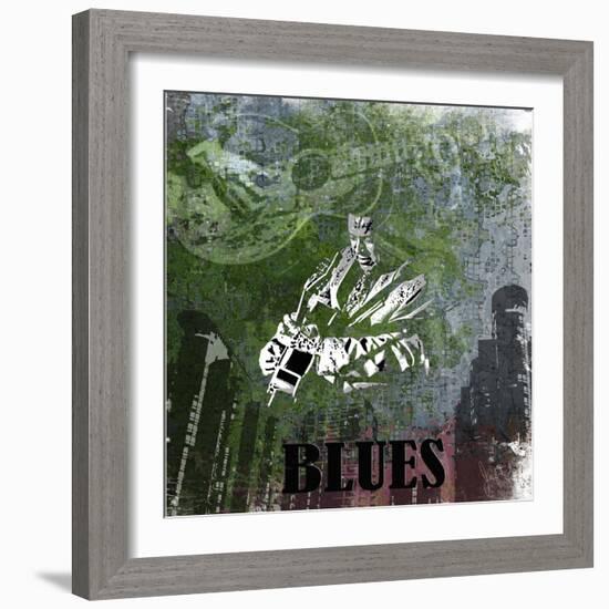 Blues-Jean-François Dupuis-Framed Art Print