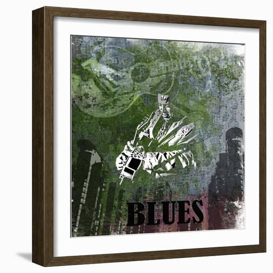 Blues-Jean-François Dupuis-Framed Art Print