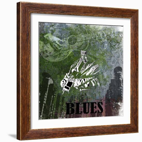 Blues-Jean-François Dupuis-Framed Art Print