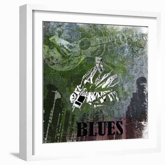 Blues-Jean-François Dupuis-Framed Art Print