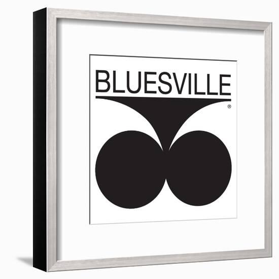 Bluesville Records Logo-null-Framed Premium Giclee Print