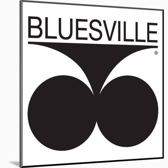 Bluesville Records Logo-null-Mounted Premium Giclee Print