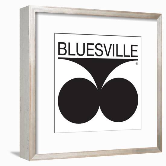 Bluesville Records Logo-null-Framed Premium Giclee Print