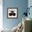 Bluesville Records Logo-null-Framed Art Print displayed on a wall