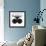 Bluesville Records Logo-null-Framed Art Print displayed on a wall