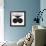 Bluesville Records Logo-null-Framed Art Print displayed on a wall