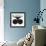 Bluesville Records Logo-null-Framed Art Print displayed on a wall