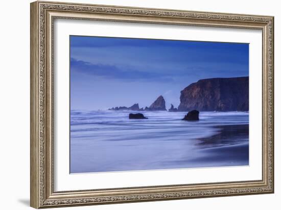 Bluesy Beach, Fort Bragg Mendocino California-Vincent James-Framed Photographic Print