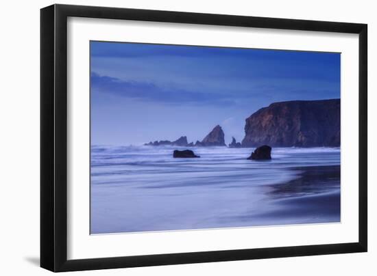 Bluesy Beach, Fort Bragg Mendocino California-Vincent James-Framed Photographic Print